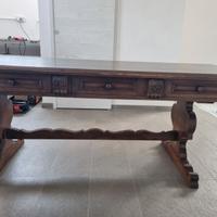 Tavolo antico in legno massetto