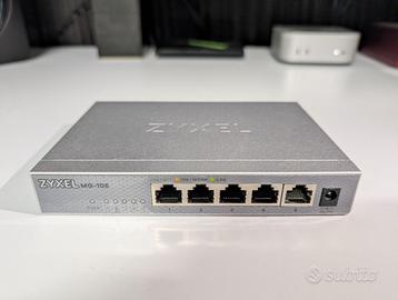 Switch Zyxel 5 Porte 2.5G Multi-Gigabit (MG-105)