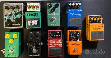 pedalini analogici per chitarra