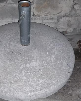 Base in cemento per ombrellone da esterno 60 cm