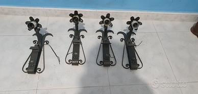 lampadari in ferro battuto 
