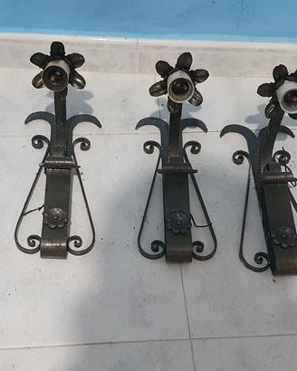 lampadari in ferro battuto 
