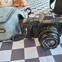 Macchina Fotografica CANON T70 + FLASH + OBIETTIVI