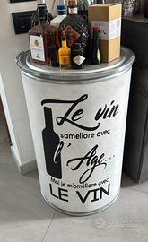 Tavolino/botte moderna artigianale