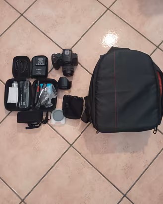 Panasonic Lumix G6 + obiettivo 14-42mm + accessori