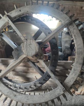 ruote in legno da mulino
