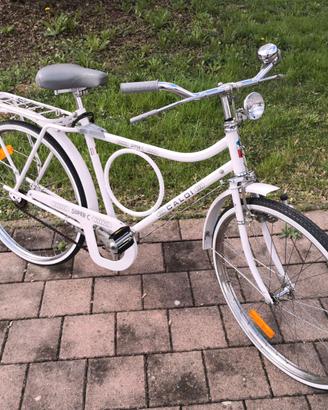 Bicicletta CALOI bianca Super C vintage misura 26