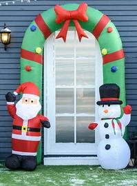 Gonfiabile natalizio per porte