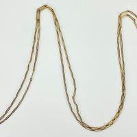 Lunga catena in oro 18K a maglie so!ili