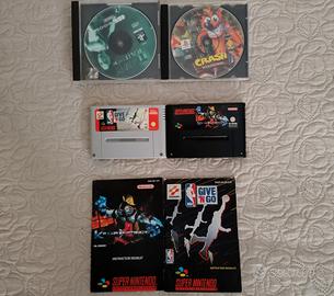 giochi SNES e PS1 