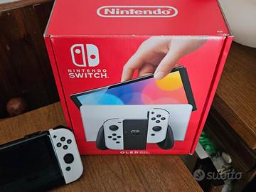 nintendo swicht oled bianca 