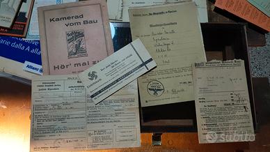 WW2 Documento tedesco tessere guerra.