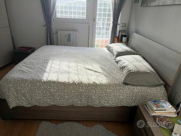 letto matrimoniale con contenitore ( con materasso