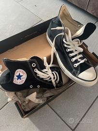 Converse Scarpe Nero Bianca Black White Gum eu