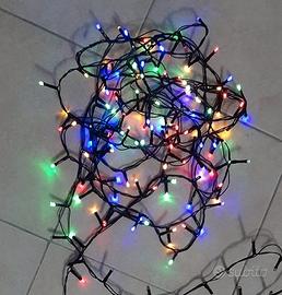 Luci di Natale multicolore da esterno, da riparare