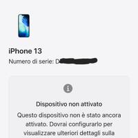 iPhone 13 NUOVO GARANZIA