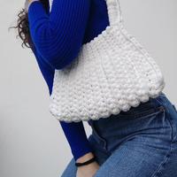 Borsa donna a uncinetto con manico