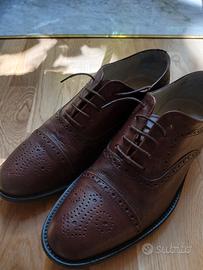 Scarpe uomo modello inglese in pelle