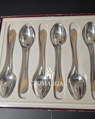 Set di 6 cucchiaini da caffè Cromargan 