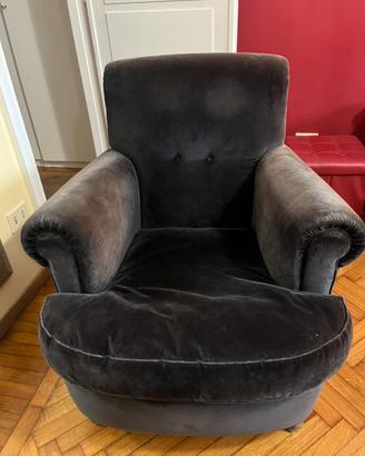 Poltrona FRAU in velluto