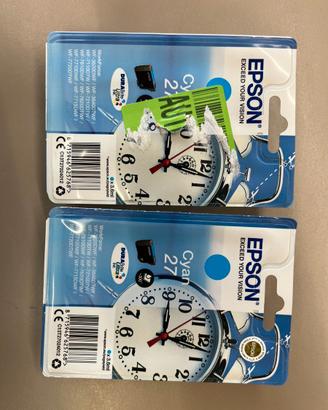 CARTUCCIA EPSON CYAN 27 C13T27024012