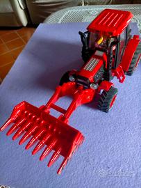 TRATTORE GIOCATTOLO VINTAGE ROSSO FINE ANNI 80