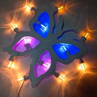Luminaria Salentina a forma di farfalla