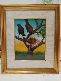 OPERA ORIGINALE-SANTO FACELLA-ROMA 1982-DIM.38x32