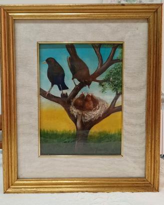 OPERA ORIGINALE-SANTO FACELLA-ROMA 1982-DIM.38x32