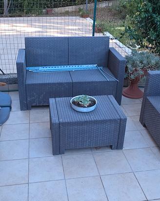 Set divani da giardino 