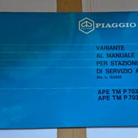 Variante manuale Piaggio Ape 703