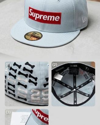 Cappello Supreme X New Era taglia 7 1/2