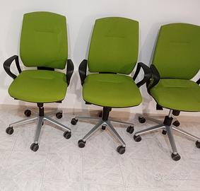 Sedie da ufficio con altezza regolabile girevoli,s