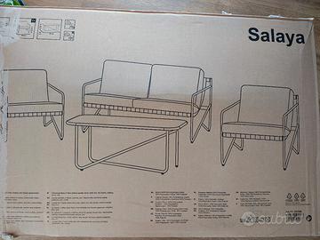 salotto da giardino NUOVO, 2 poltroncine 1 tavolo