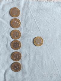 Mille Lire moneta 1997 (6 errore conio, una no)