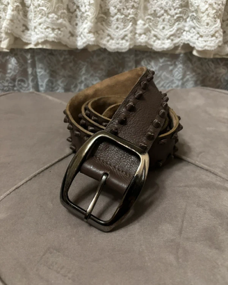Cintura in vera pelle donna Tosca Blu