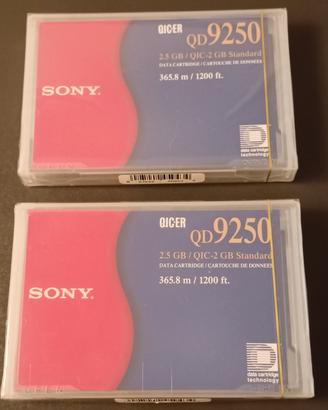 Cassetta Sony QIC-2 GB per AS400 nuova