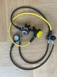 Erogatore Mares 52X Abyss - Octopus completo