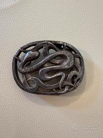 Fibia per cintura in argento Claudio Calestani