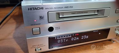HITACHI mini disc Lettore HMD-R50 + album A.OXA