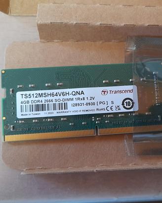 RAM 4GB ORIGINALE DA NAS QNAP TS-262