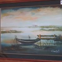 Barca sul delta del Pò