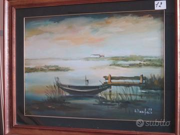 Barca sul delta del Pò