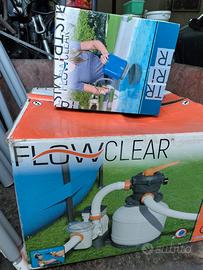 Pompa filtraggio a Sabbia x  piscina + Skimmer