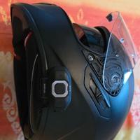 Casco Shark e interfono Sena