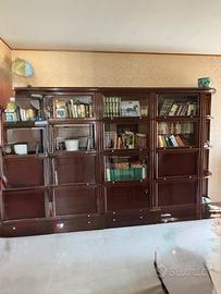 Elegante libreria parete