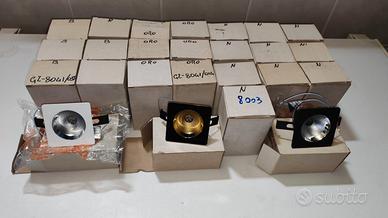 Faretti iGuzzini Neri, Bianchi, Oro. 25pz+omaggio