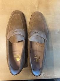 Alden 3452 Penny Loafer Tan Suede 8 E mocassino