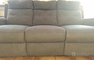 Divano recliner 3 posti