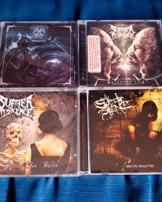 Suffer In Silence 4 CD Death Black Metal Nuovi